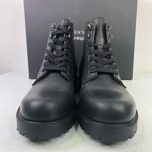 The Men’s Store Bloomingdales Pierce Plain Toe Leather Boots